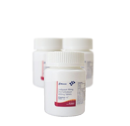 Cimivir L (Sofosbuvir 400mg  & Ledipasvir 90mg)