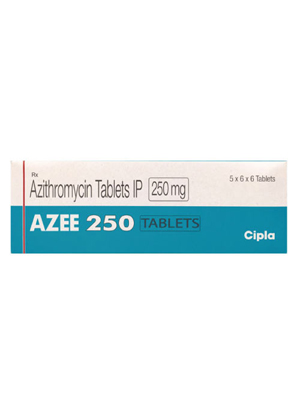 Azee 250mg (Azithromycin (100 tab))