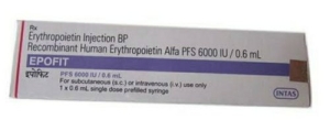 Epofit 6000IU (Erythropoietin)