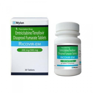 Ricovir EM (Tenofovir Disoproxil Fumarate & Emtricitabine)