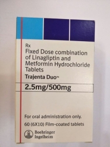 Trajenta Duo 2.5mg/ 500mg (Linagliptin ,Metformin)