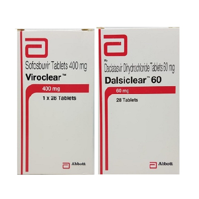 Viroclear and Dalsiclear (Sofosbuvir 400mg and Daclatasvir 60mg)
