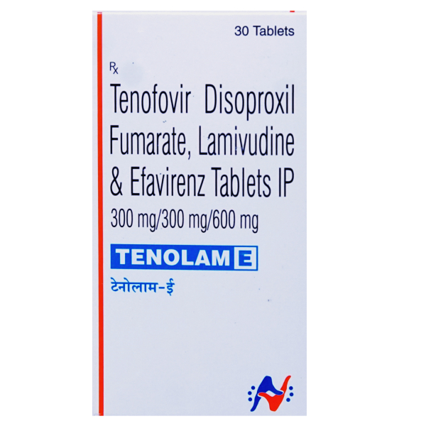 Tenolam E (Tenofovir Disoproxil Fumarate ,Lamivudine & Efavirenz)