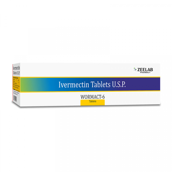 Wormact 6mg Tablet (Ivermectin)
